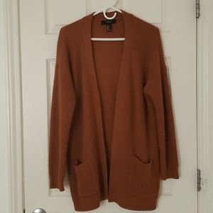 Forever 21 Burnt Orange Cardigan
